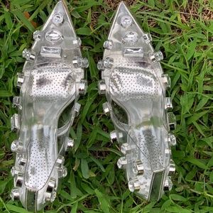 Translucent Gem Studded Pumps